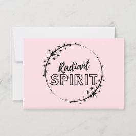 Vårdkort - Radiant Spirit - Uppmuntra Inbjudningar