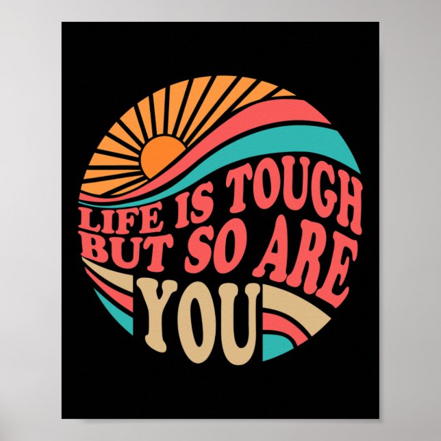 Vårdmedvetande om psykisk hälsa Månadslivet är Tuf Poster (Framsidan)