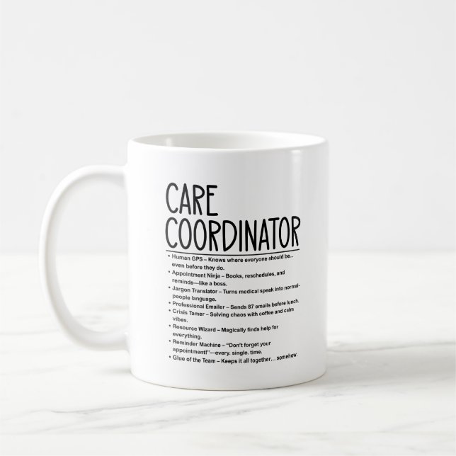 Vårdsamordnare Kaffemugg (Vänster)
