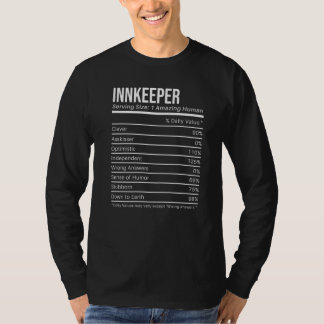 värdshusvärd Näringsvärden Nutrition Fakta T Shirt
