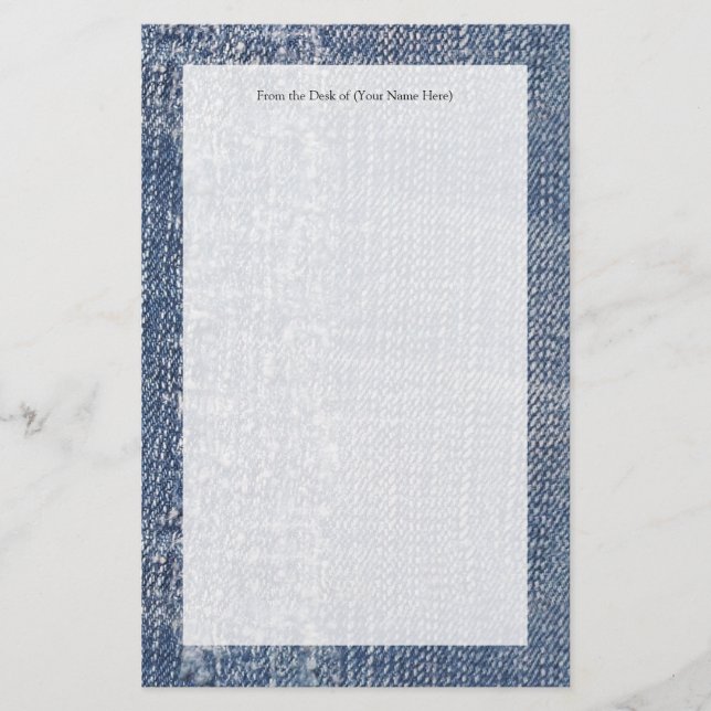 Vare Denim Jeans-look Brevpapper (Framsida)