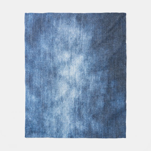 Vare denim-väv, texturerad bakgrund. fleecefilt (Framsidan)