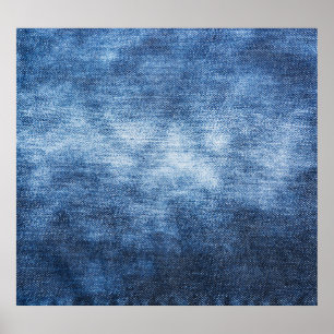 Vare denim-väv, texturerad bakgrund. poster