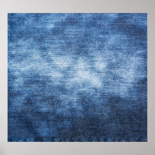 Vare denim-väv, texturerad bakgrund. poster