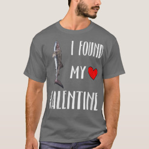 Vare jag hittade min Alla hjärtans dag-valhaj Älsk T Shirt