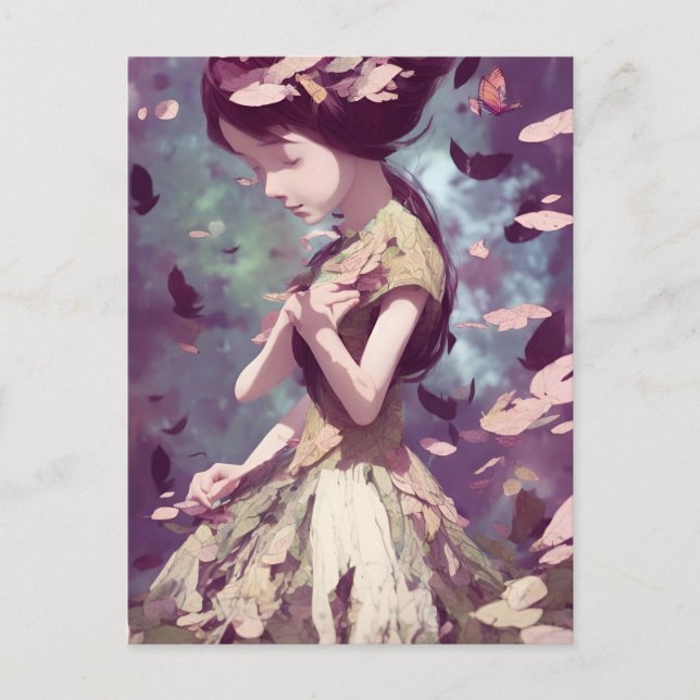 Vare med vykort för fjärilar (Framsida)