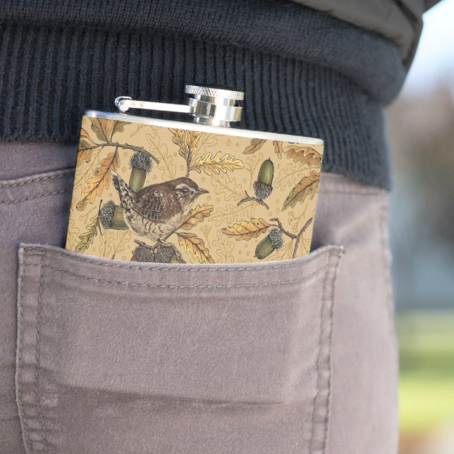 Vare och skåror på honung fickplunta (In Situ)