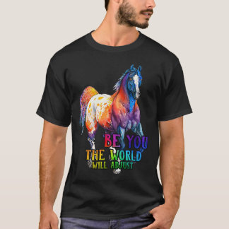 Vare sig du är du i världen justerar t shirt