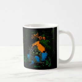 Varelse från den svart lagunmuggvarianten kaffemugg