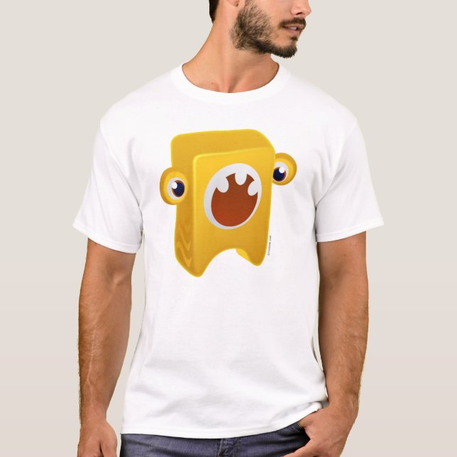 Varelser - gult tee (Framsida)
