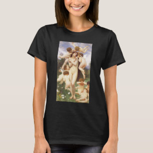 Våren återkomst (Le Printemps) av Bouguereau T-shirt