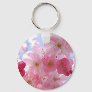 Våren blomstrar keychain nyckelring