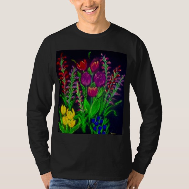Våren blomstrar vid S Ambrose Tee Shirt (Framsida)