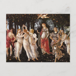 Våren, Botticelli Vykort