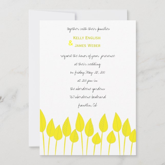 Våren har fjädrat inbjudan (Framsida)