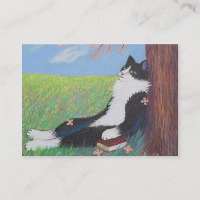 Våren kommer äntligen visitkorten visitkort (Framsida)