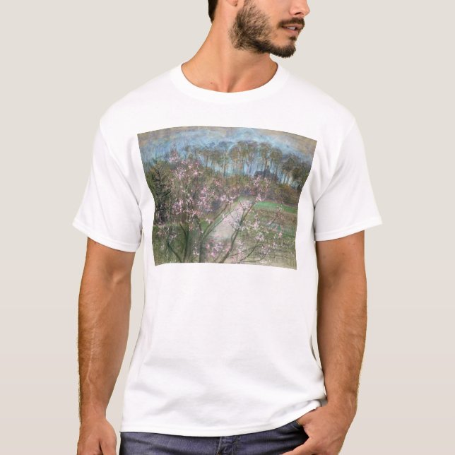 Våren landskap t-shirt (Framsida)