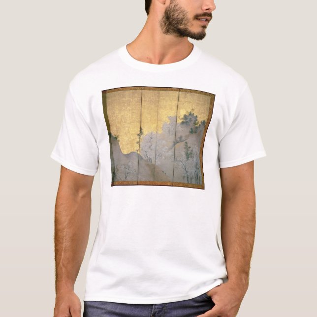 Våren landskap t-shirt (Framsida)