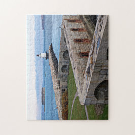 Våren pekar avsatsfyren, det Maine pussel