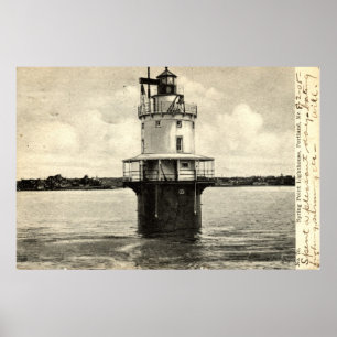 Våren pekar fyren, Portland Maine 1905 Poster