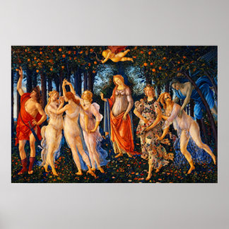 Våren (Primavera) av Sandro Botticelli Poster
