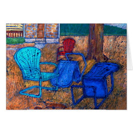 Våren regnar hälsningskort