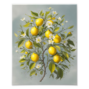 Våren rikedom: Citronblommning Fototryck