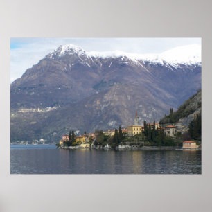 Varenna Italien, Sjö Como Poster