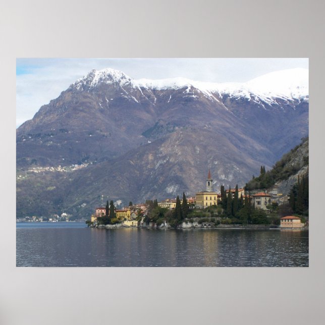 Varenna Italien, Sjö Como Poster (Framsidan)