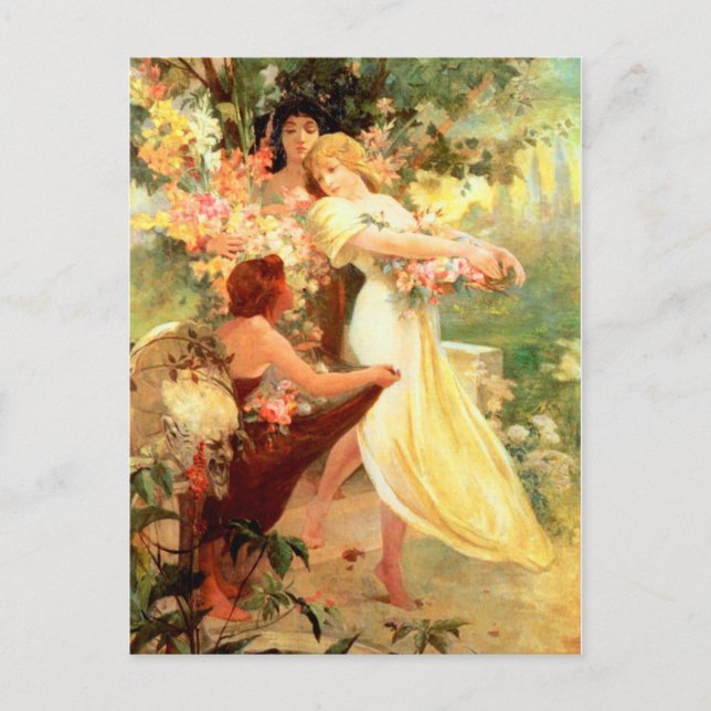 Vårens anda - vykort (Framsida)