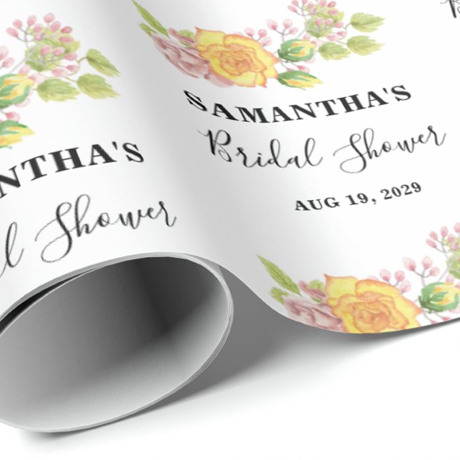 Vårens blomsterbröllopsfest  presentpapper (Skapare uppladdad)