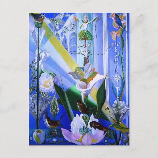Vårens dans av Joseph Stella Vykort (Framsida)