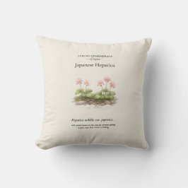 Vårens efemära i Japan – Japansk Hepatica Kudde