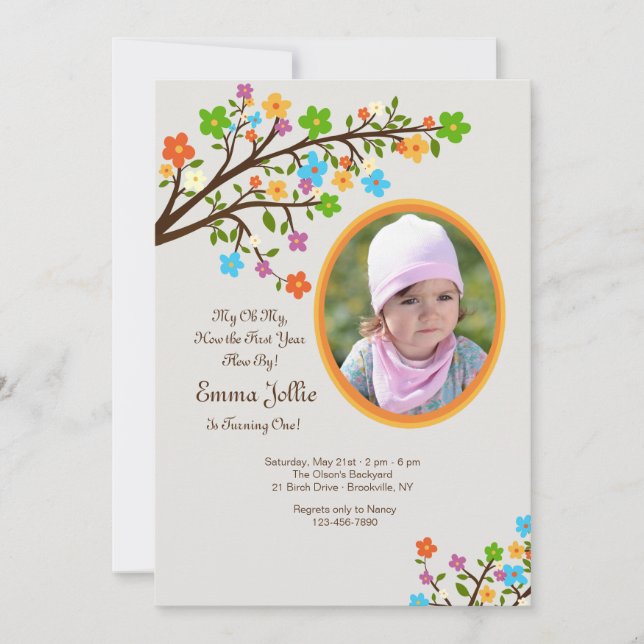 Vårens famn Foto inbjudan (Framsida)