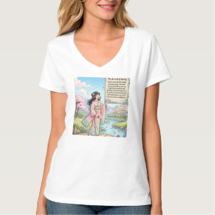 Vårens Första Andedrag: Sakura-bron T Shirt