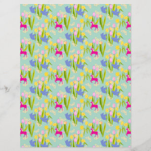 Vårens glädje Scrapbookpapper
