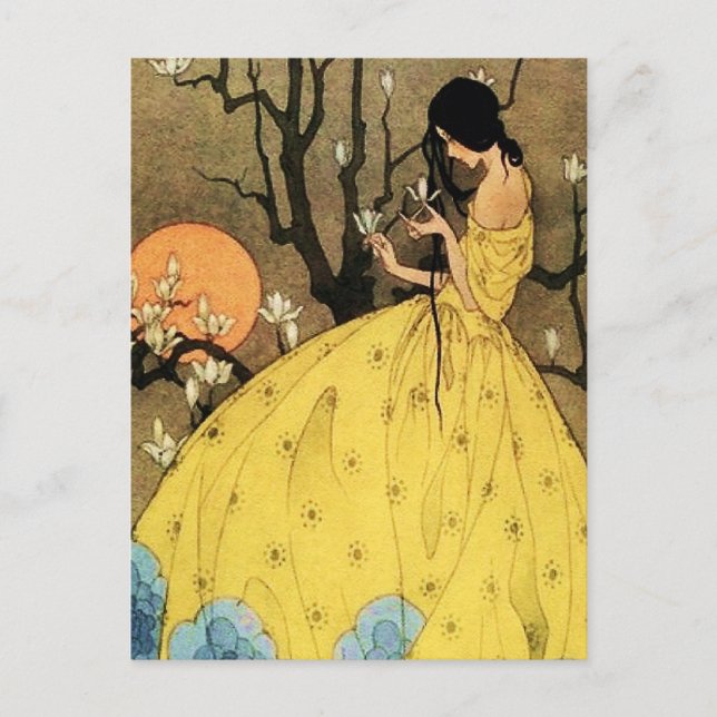 “Vårens löfte” av Marjorie Miller Helg Vykort (Framsida)
