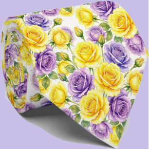 Vårens mode Bröllops- och evenemangsblommig slip Slips