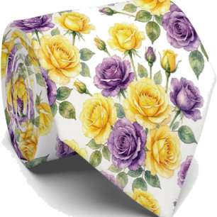 Vårens mode Bröllops- och evenemangsblommig slip Slips