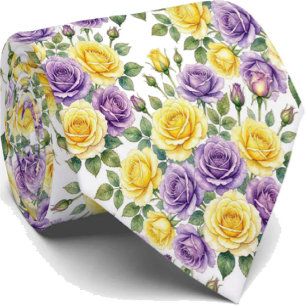 Vårens mode   Bröllops- och evenemangsblommig slip Slips