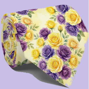 Vårens mode Bröllops- och evenemangsblommig slip Slips