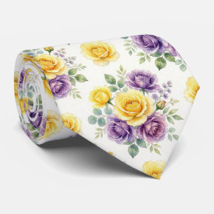 Vårens mode   Bröllops- och evenemangsblommig slip Slips