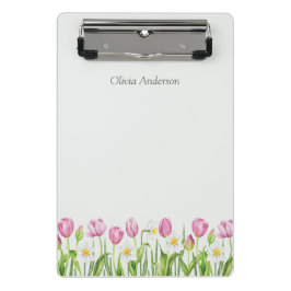 Vårens tulpaner & narcissus Blommig Mini-klippbord