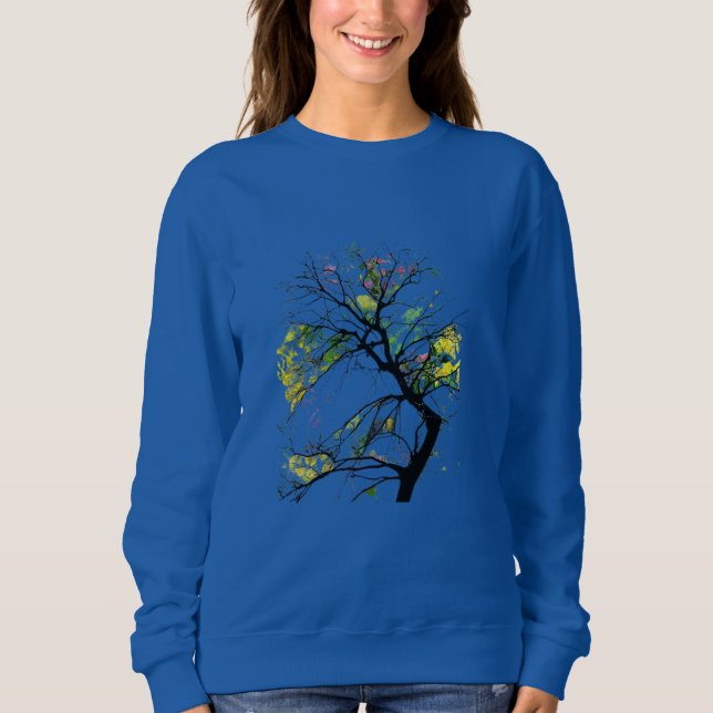 ”Vårens viskningar” ”Det träd som drömde i färg” T Shirt (Framsida)