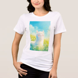 Vårens viskningar med en alpaca t shirt