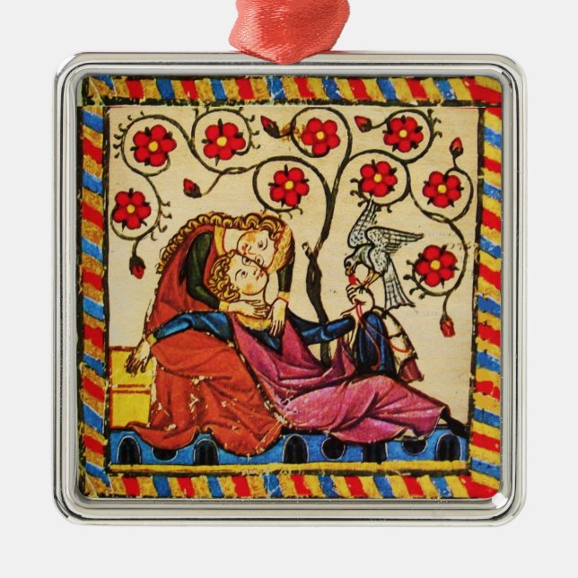 VÄRENTINENS DAGSPARKMENT I ETERNAL KÄRLEK JULGRANSPRYDNAD METALL (Framsidan)