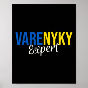 Varenyky Experttjänster Ukraina Flagga Ukrainsk Kä Poster