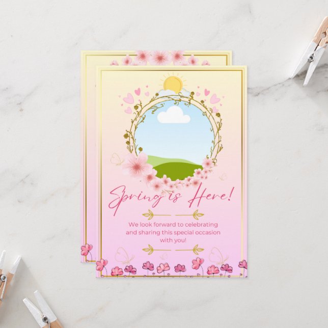 Vårfest Inbjudningar (Fram/Back In Situ)