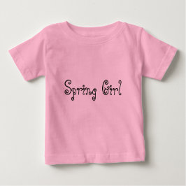 Vårflicka typografi tutu baby bodysuit rosa tee shirt