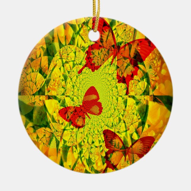 Vårflirt Julgransprydnad Keramik (Framsidan)